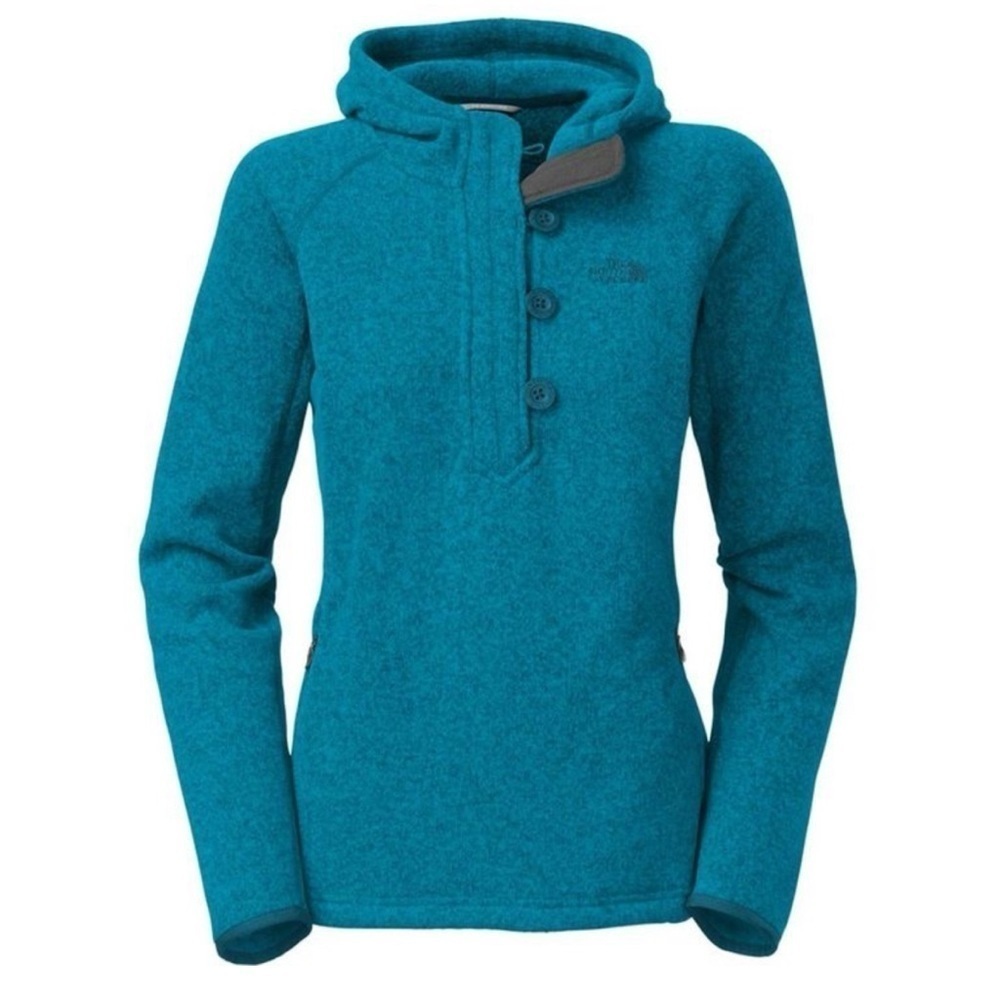 The North Face Women’s Crescent Sunshine Turquoise Hoodie Size XL